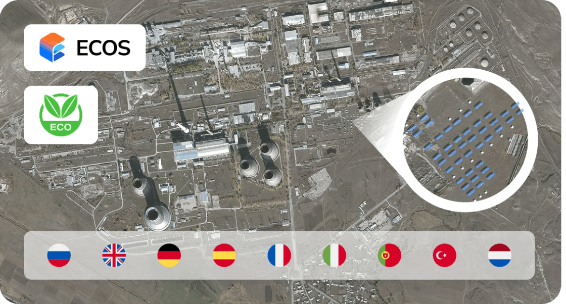 ECOS data center map in Armenia