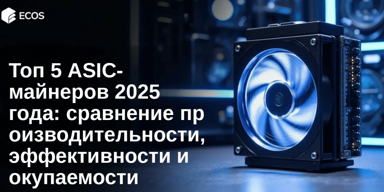 Топ 5 ASIC-майнеров 2025 года: сравнение производительности, эффективности и окупаемости