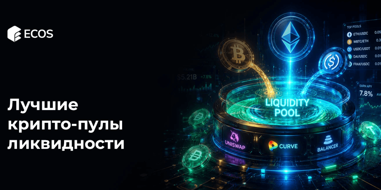 Лучшие пулы ликвидности криптовалют