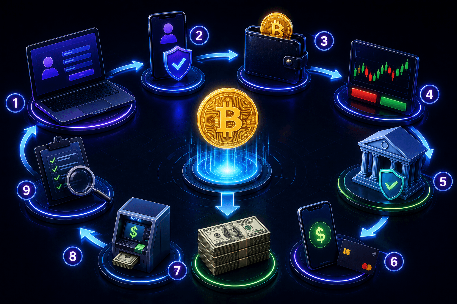 Как перевести биткоин в фиат: пошаговая инструкция