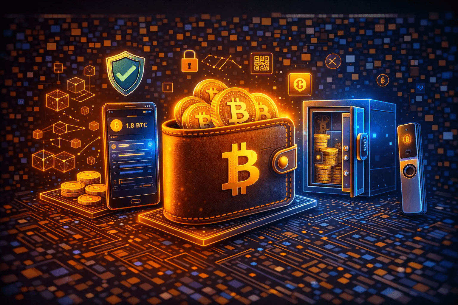 Hot Wallet vs Cold Wallet für BTC