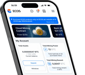 ECOS Mobile App Dashboard