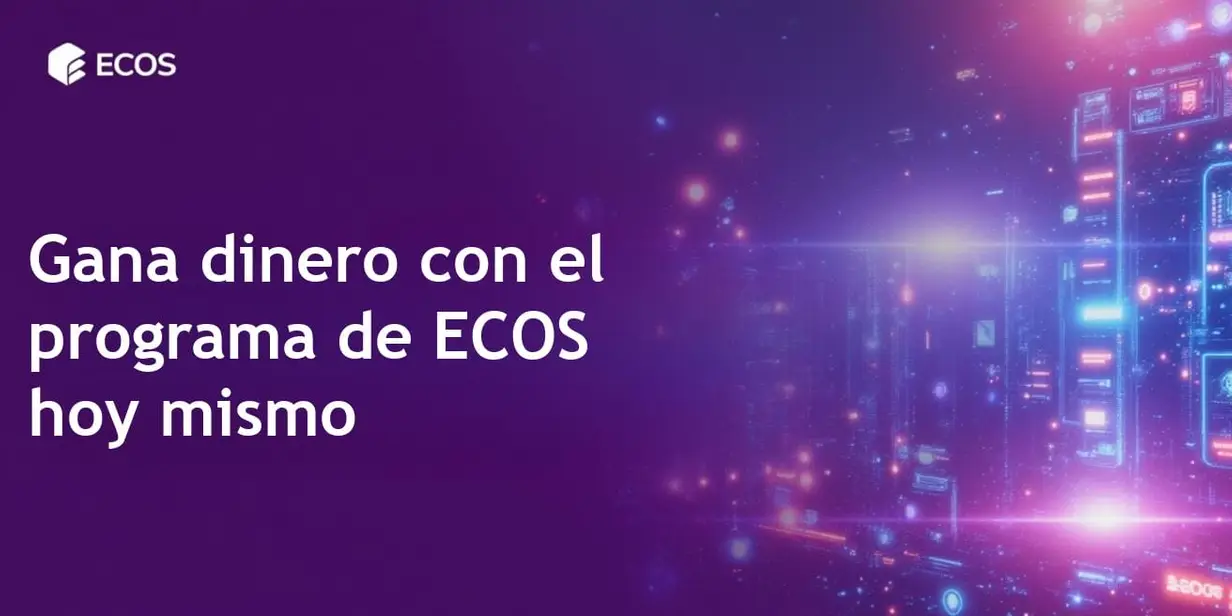 Programa de afiliados ECOS para ganar dinero con criptomonedas