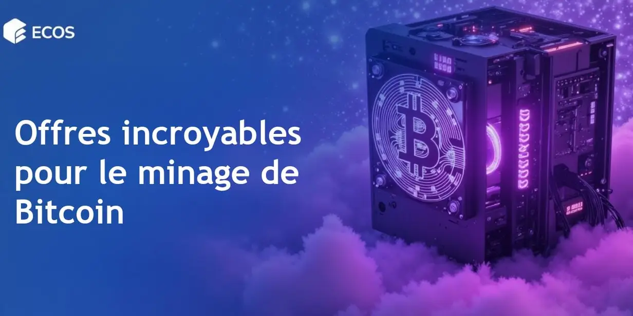 Promotion de Noël ECOS pour le minage de Bitcoin