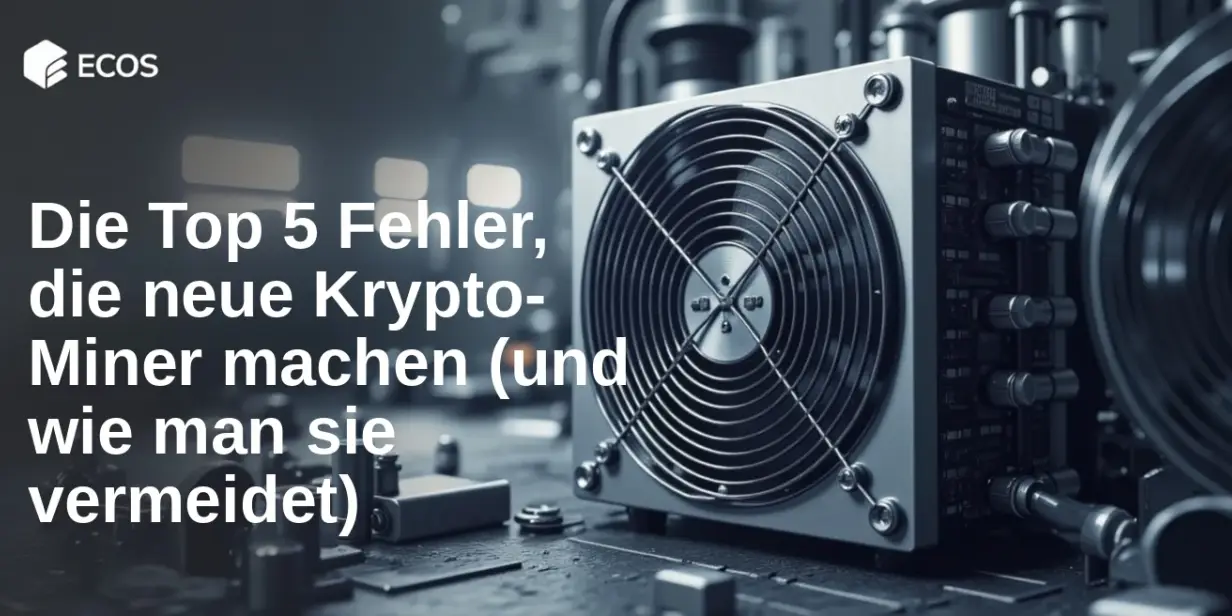 Die Top 5 Fehler, die neue Krypto-Miner machen (und wie man sie vermeidet)