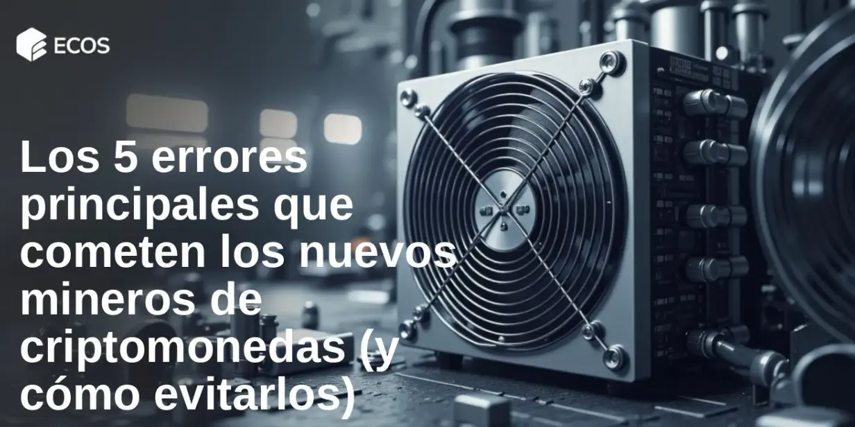 Los 5 errores principales que cometen los nuevos mineros de criptomonedas (y cómo evitarlos)