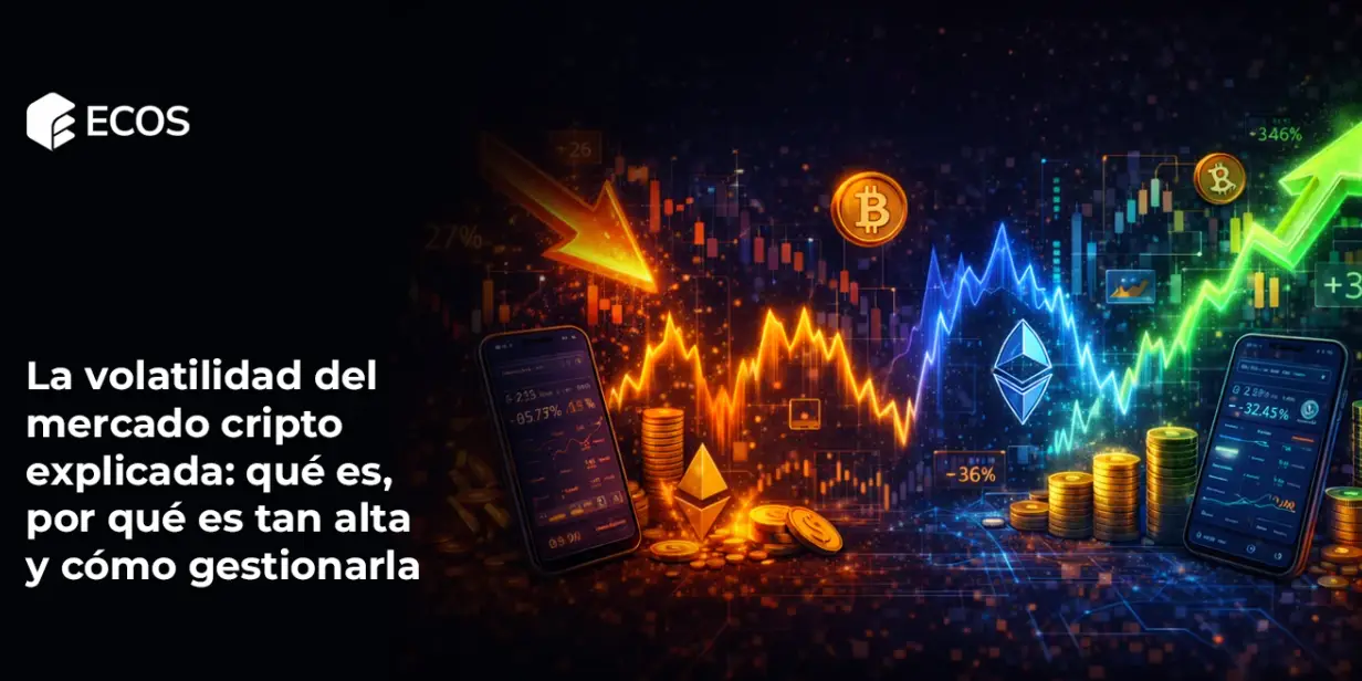 La volatilidad del mercado cripto explicada: qué es, por qué es tan alta y cómo gestionarla
