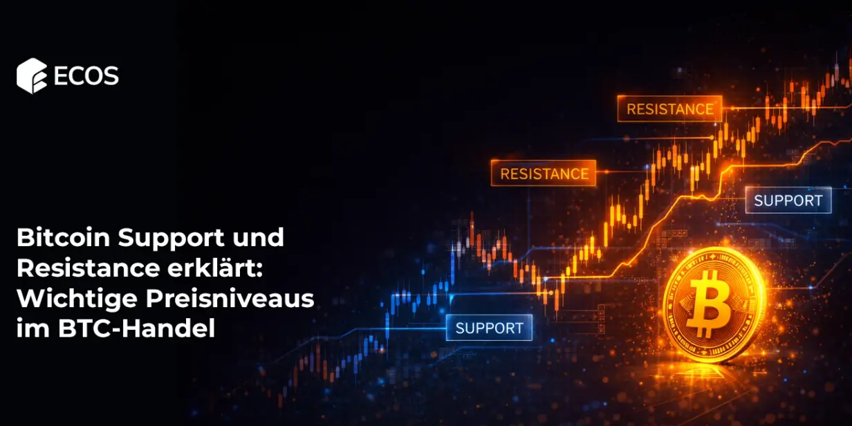 Bitcoin Support und Resistance erklärt: Wichtige Preisniveaus im BTC-Handel