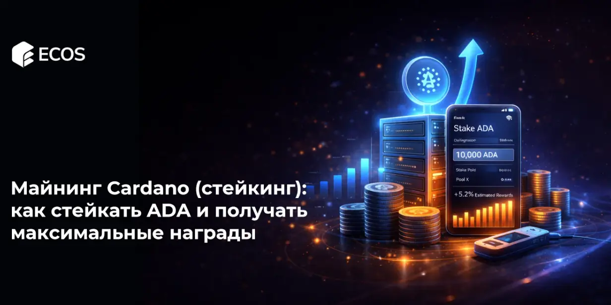 Майнинг Cardano (стейкинг): как стейкать ADA и получать максимальные награды