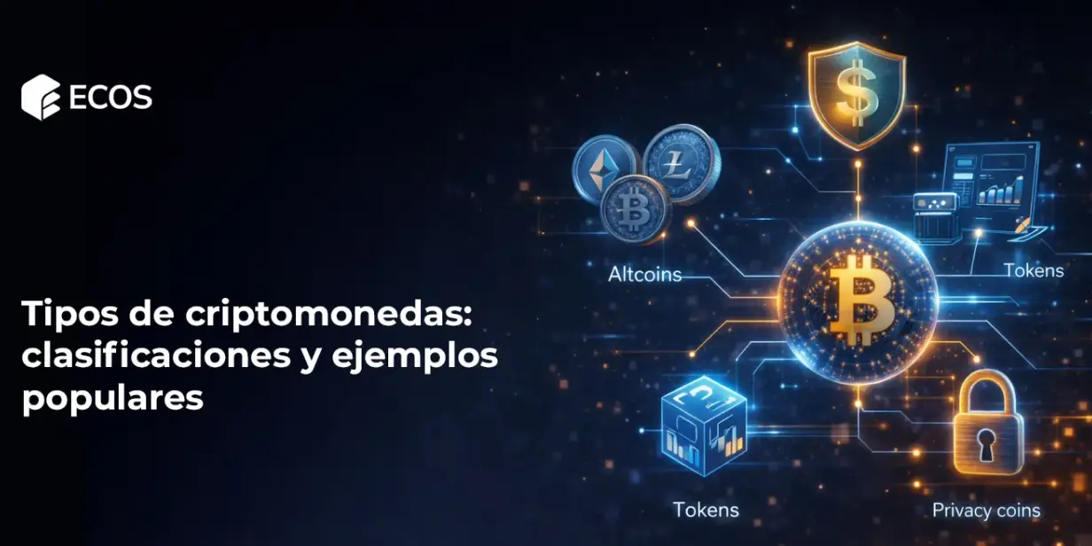 Tipos de criptomonedas: clasificaciones y ejemplos populares