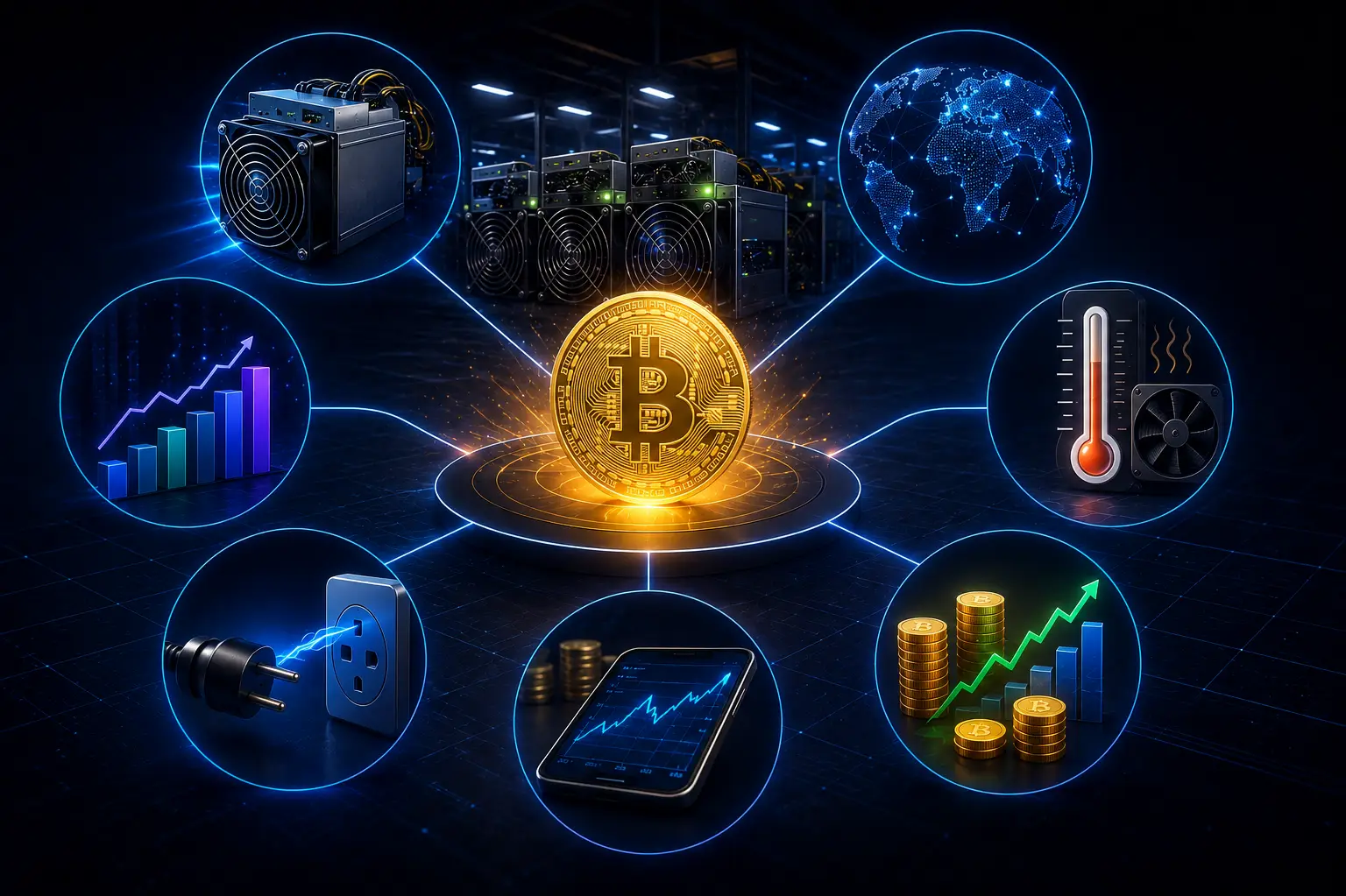 El lado económico de minar 1 bitcoin