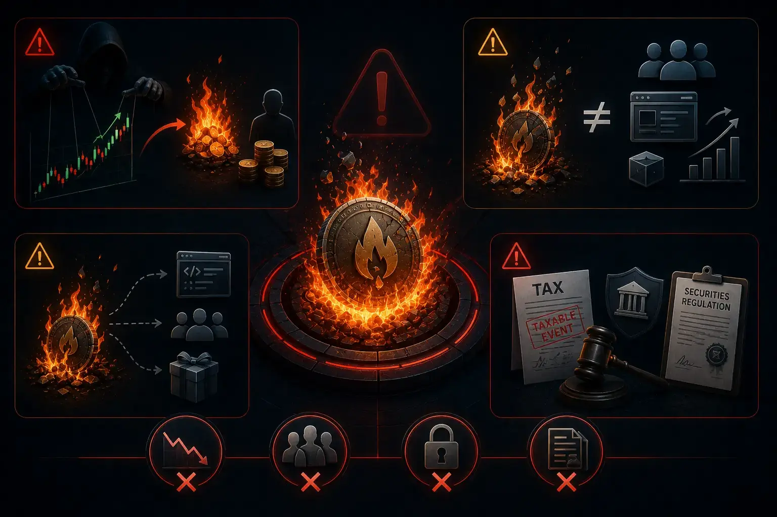 Risks and Criticism of Coin Burns