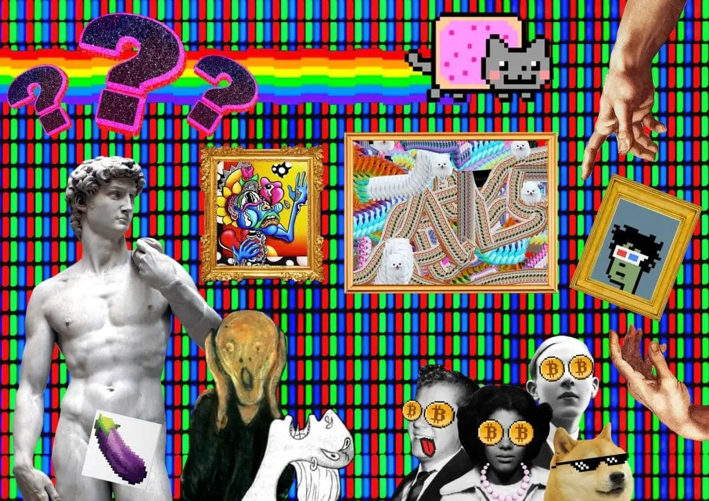 Art NFT bitcoins