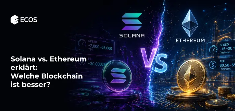 Solana vs. Ethereum erklärt: Welche Blockchain ist besser?
