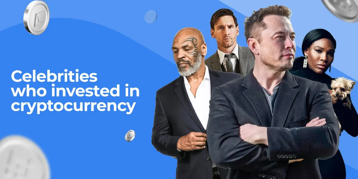 Celebrities who invested in cryptocurrency