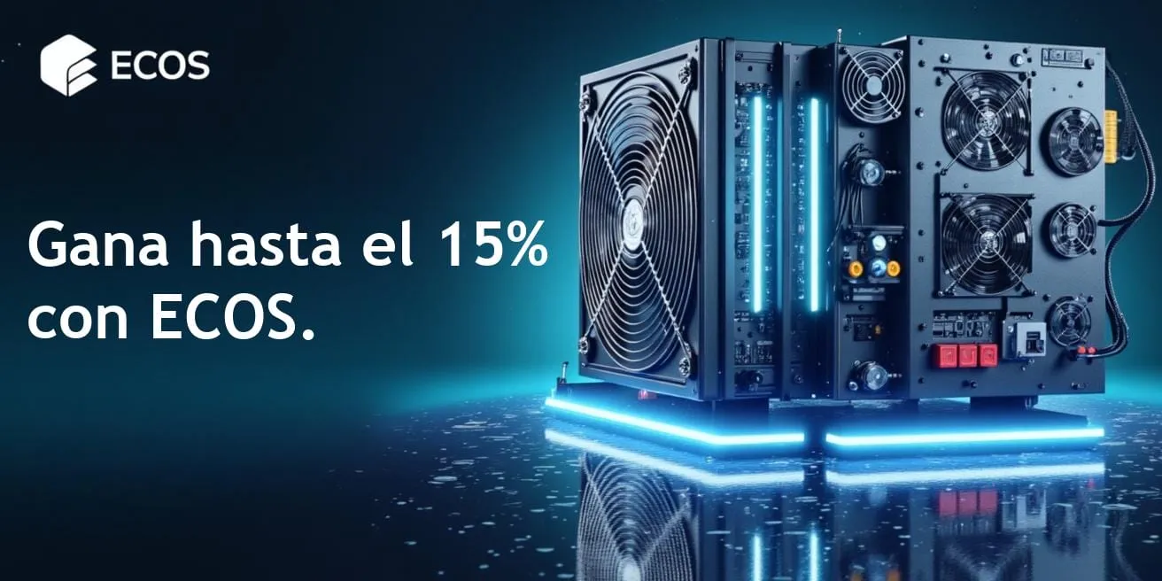 Programa de afiliados ECOS: gana hasta un 15% con ventas de minería en la nube