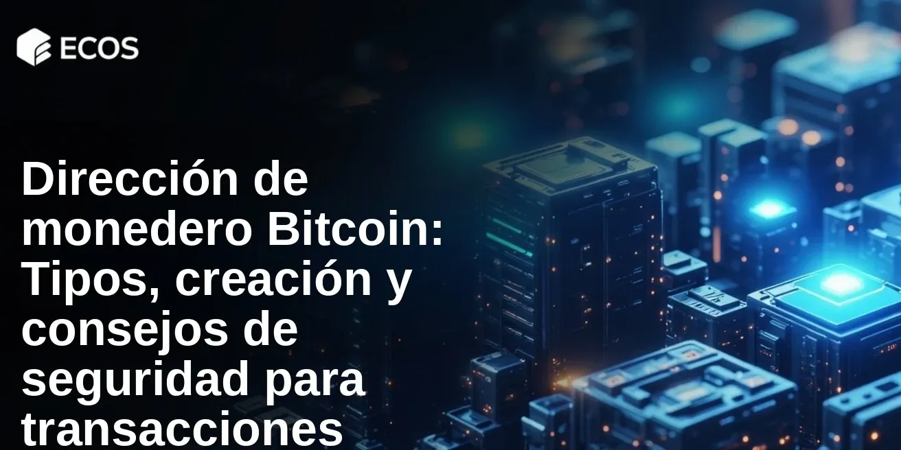 Dirección de monedero Bitcoin: Tipos, creación y consejos de seguridad para transacciones seguras