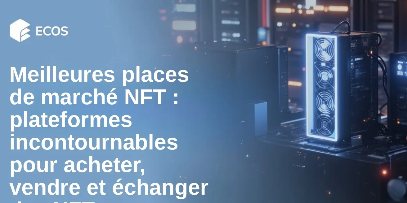 Meilleures places de marché NFT : plateformes incontournables pour acheter, vendre et échanger des NFT