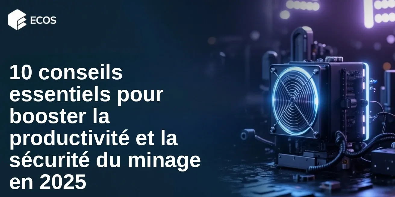 10 conseils essentiels pour booster la productivité et la sécurité du minage en 2025