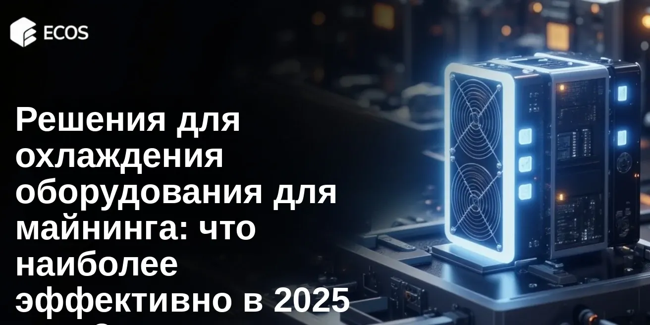 Решения для охлаждения оборудования для майнинга: что наиболее эффективно в 2025 году?