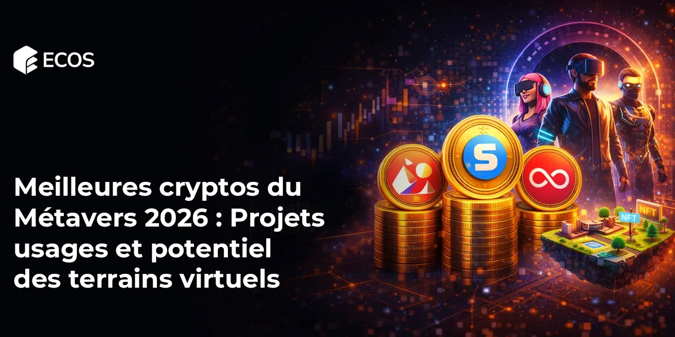 Meilleures cryptos du Métavers 2026 : Projets, usages et potentiel des terrains virtuels