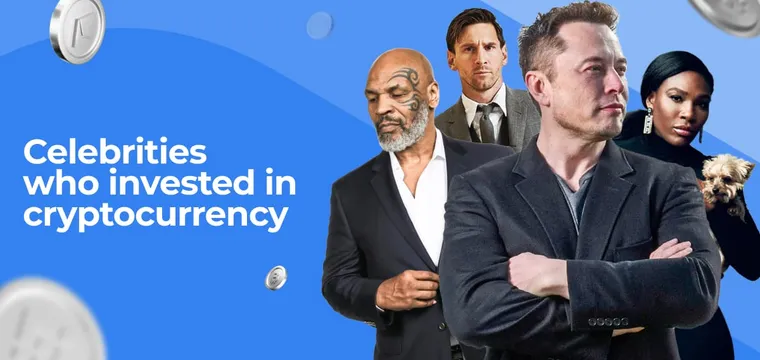 Celebrities who invested in cryptocurrency