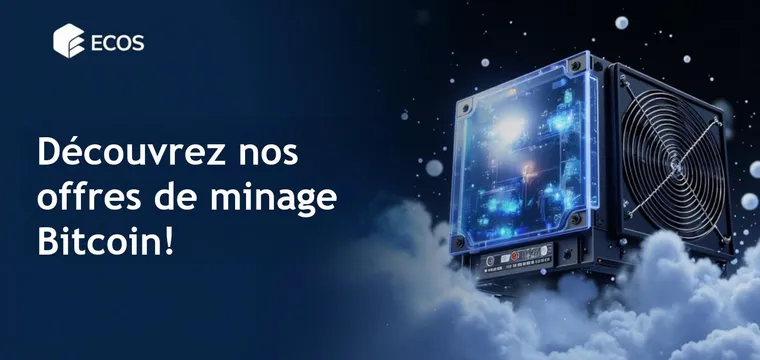 Offres de minage Bitcoin : Mega Black Friday avec ECOS