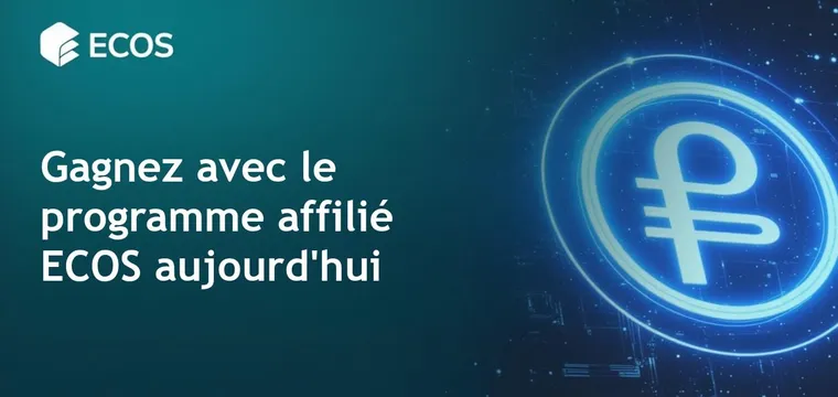 Programme affilié ECOS : Ne tardez pas, commencez à gagner avec la cryptomonnaie.