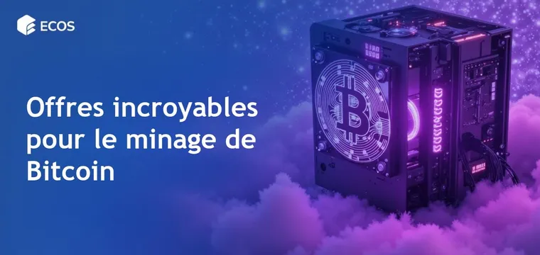 Promotion de Noël ECOS pour le minage de Bitcoin