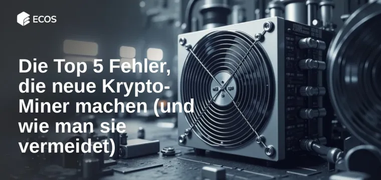 Die Top 5 Fehler, die neue Krypto-Miner machen (und wie man sie vermeidet)