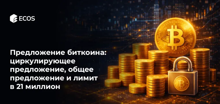 Предложение биткоина: циркулирующее предложение, общее предложение и лимит в 21 миллион