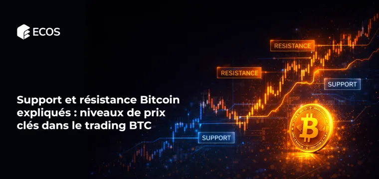 Support et résistance Bitcoin expliqués : niveaux de prix clés dans le trading BTC