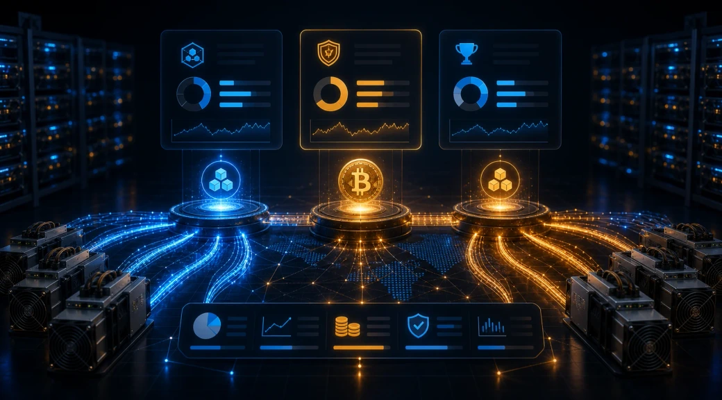 Mining pool comparison by fees payouts and reliability