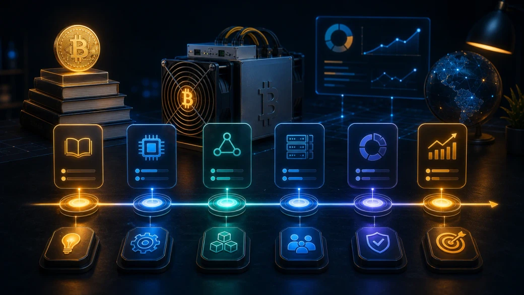 Structured Bitcoin mining academy learning paths