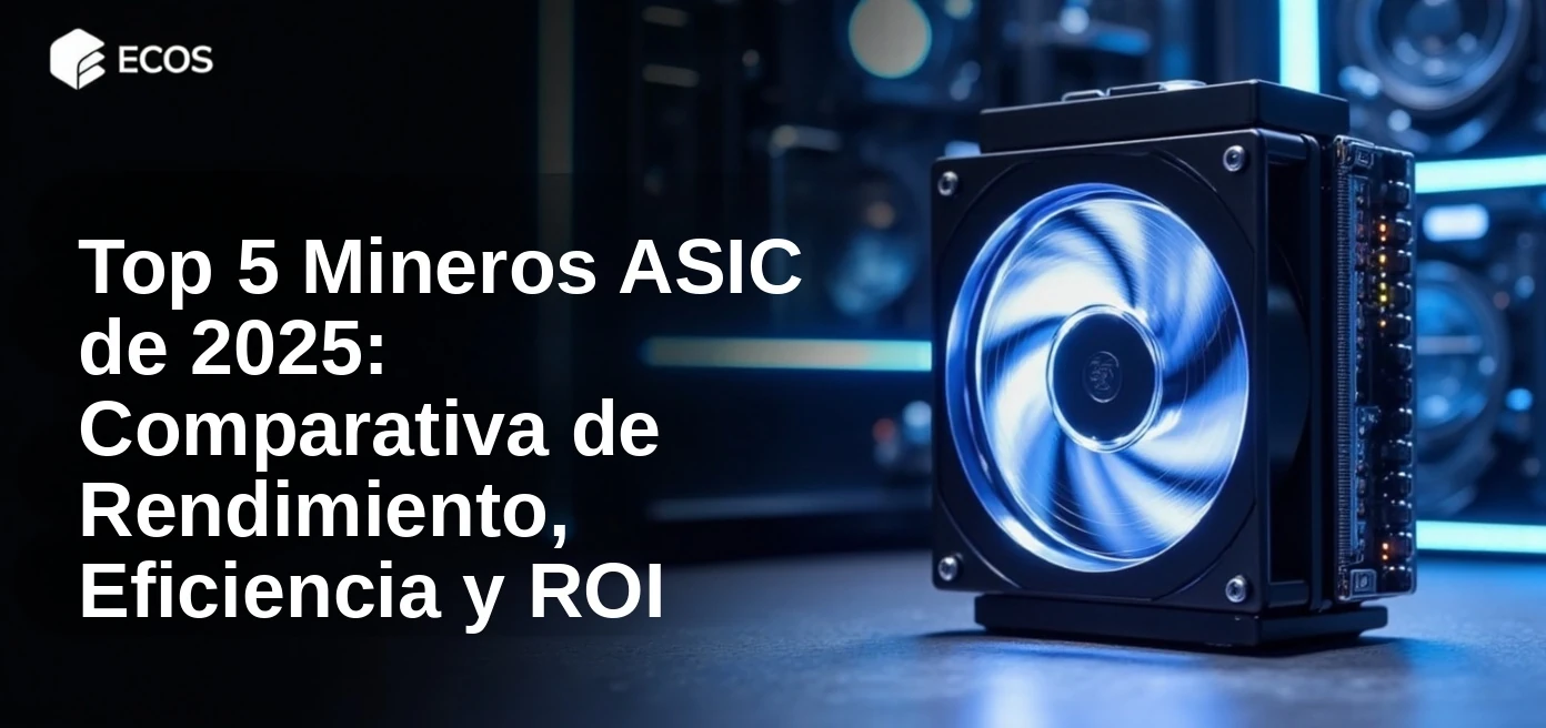 Top 5 Mineros ASIC de 2025: Comparativa de Rendimiento, Eficiencia y ROI
