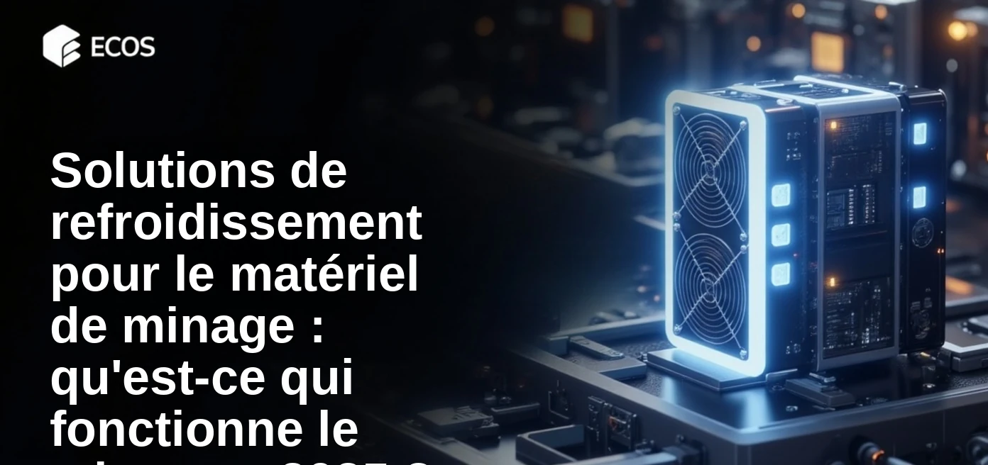 Solutions de refroidissement pour le matériel de minage : qu’est-ce qui fonctionne le mieux en 2025 ?