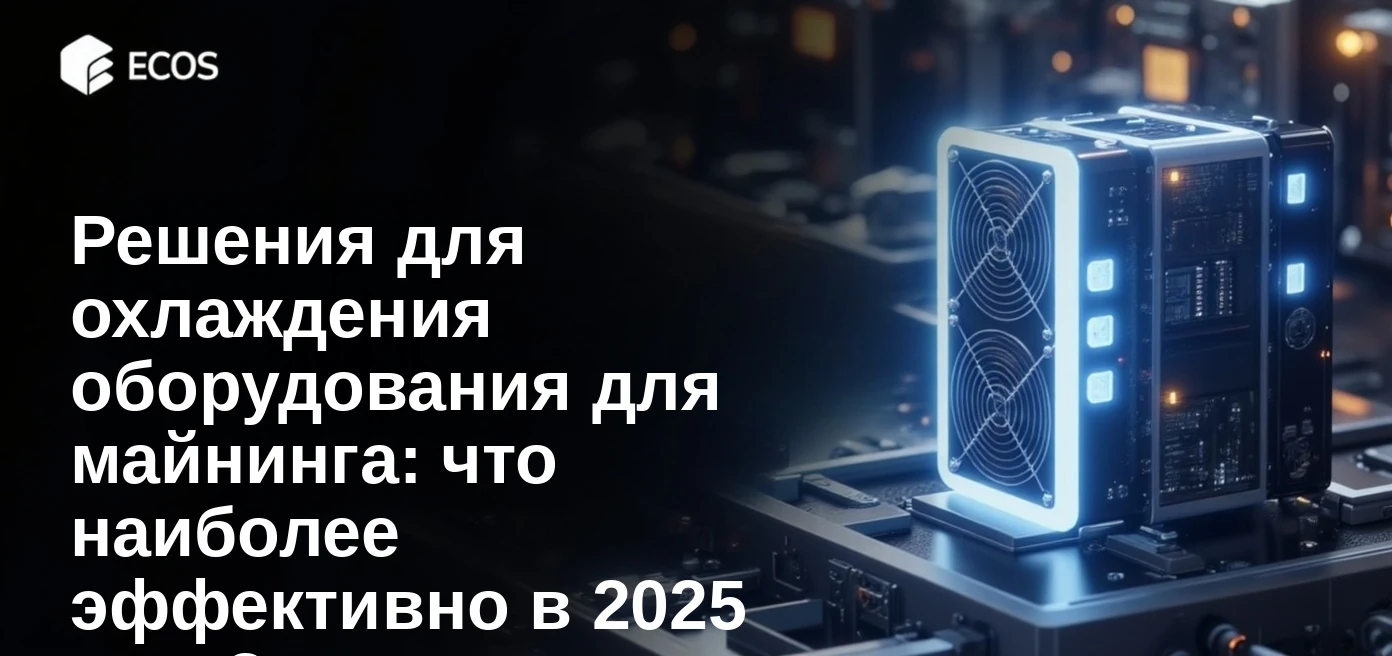 Решения для охлаждения оборудования для майнинга: что наиболее эффективно в 2025 году?