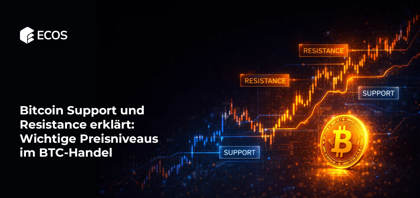 Bitcoin Support und Resistance erklärt: Wichtige Preisniveaus im BTC-Handel