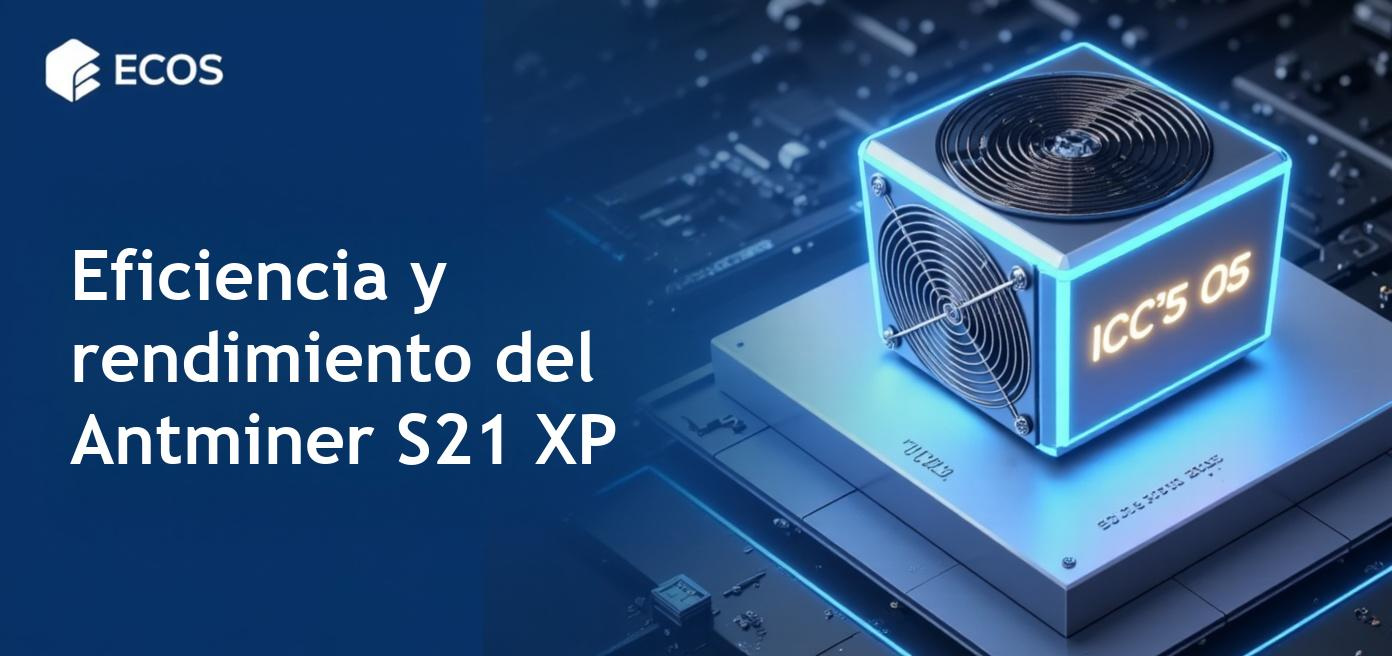 Minero de Bitcoin Antminer S21 XP con características destacadas