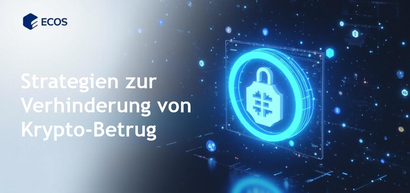 Eine konzeptionelle Darstellung von Krypto-Betrug mit einem Schlossymbol auf einem digitalen Hintergrund und Phishing-Warnungen.