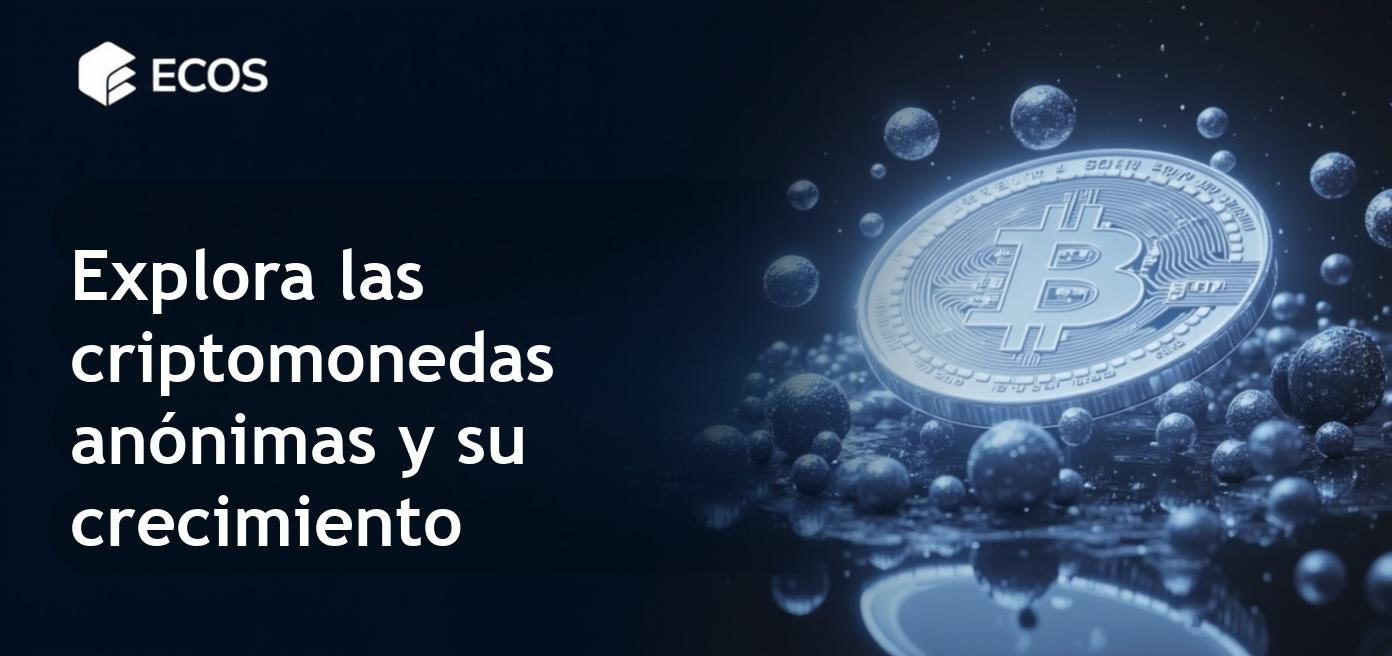 Imagen de criptomonedas anónimas como Monero y Zcash