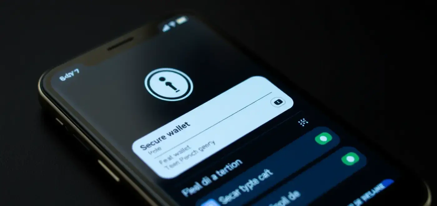 Ein Diagramm, das Kryptowährungstrends auf einer mobilen App-Oberfläche anzeigt, wobei die Handelsfunktionen von Android und iOS hervorgehoben werden und lebendige digitale Währungen dargestellt sind.