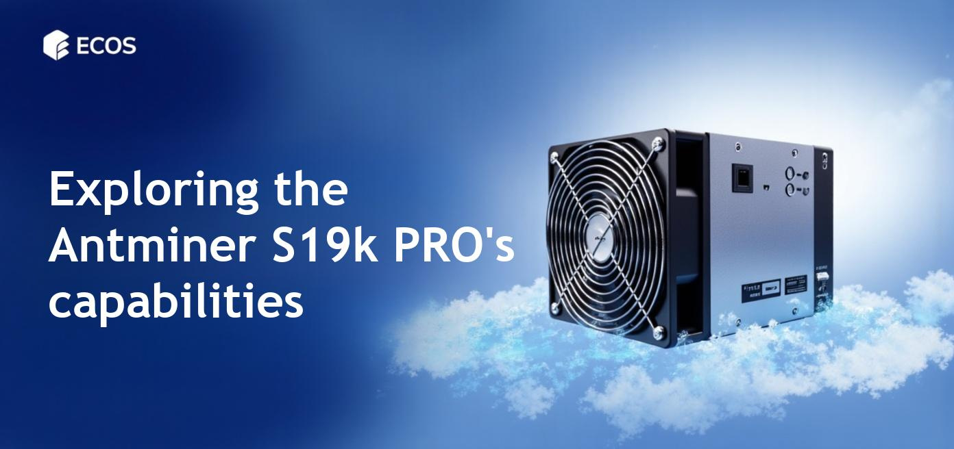 Antminer S19k PRO 120 TH/s with details on performance and energy efficiency for mining