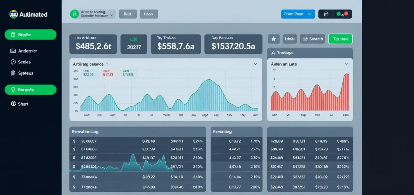 Una infografía detallada que muestra las diferencias de precios de criptomonedas a través de varios intercambios, ilustrando las oportunidades de arbitraje y las brechas entre intercambios, relevante para el trading de bajo riesgo con bots de arbitraje.