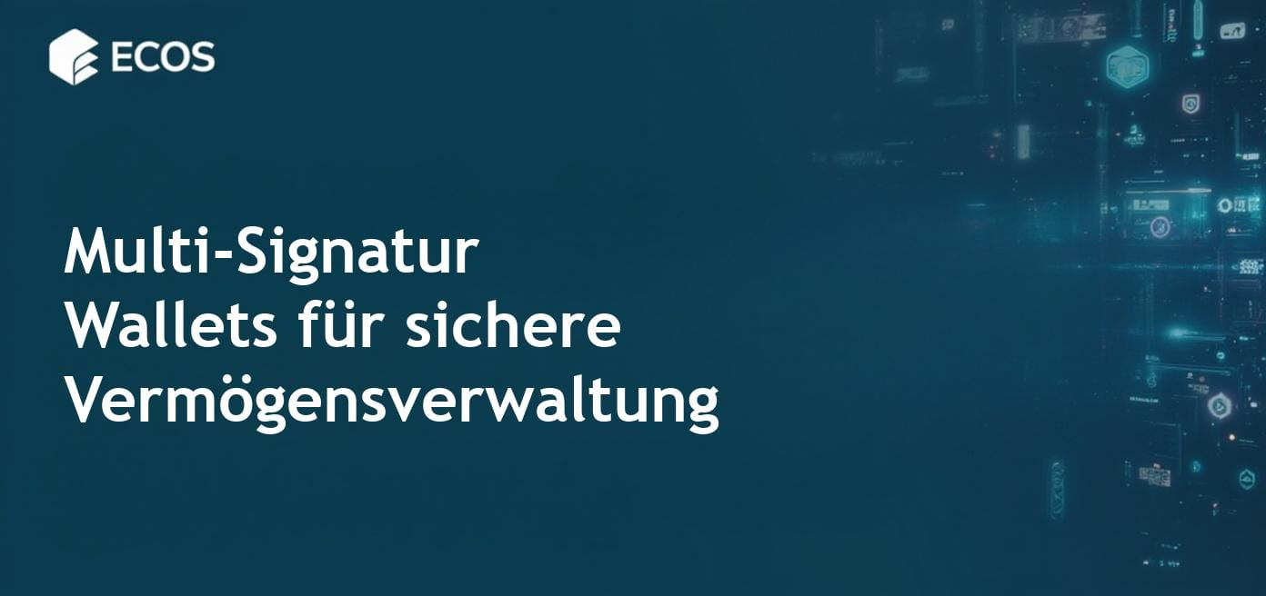 Eine Abbildung eines Mehrfachsignatur-Wallets, das verschiedene Sicherheitsmerkmale hervorhebt.