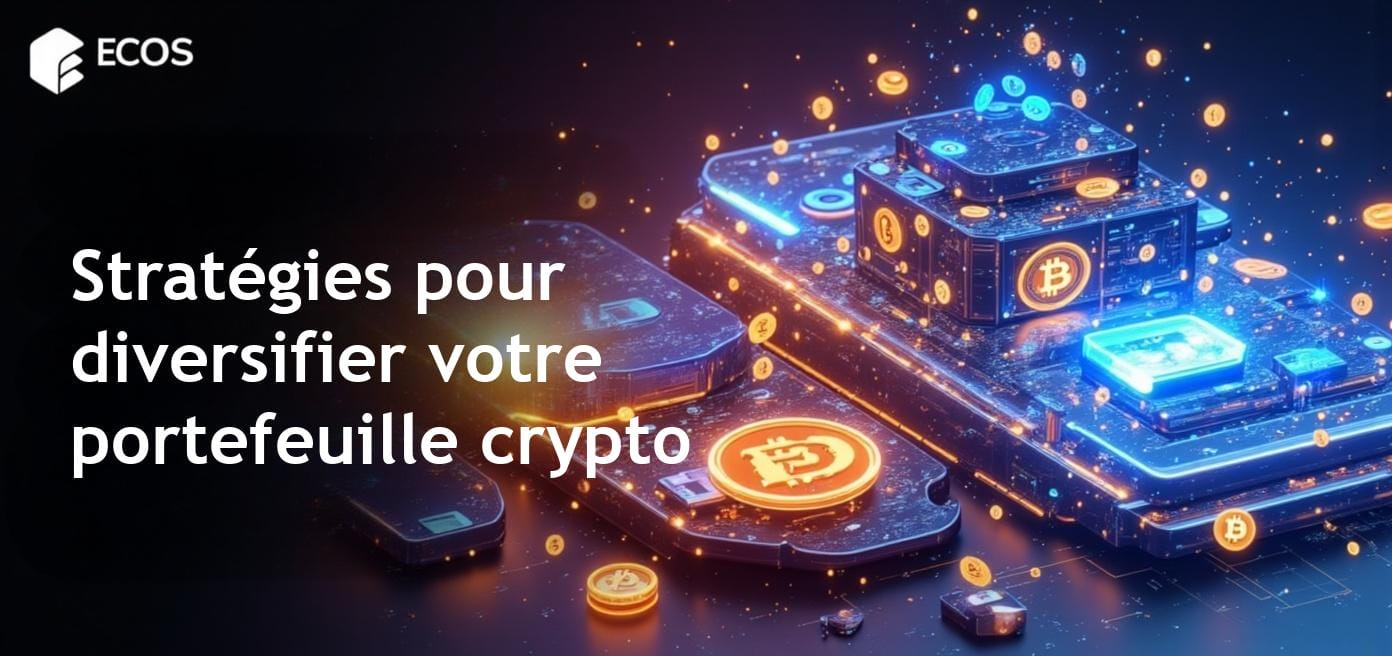 Aperçu d'un portefeuille de cryptomonnaies diversifié, illustrant la gestion des risques et l'allocation d'actifs.