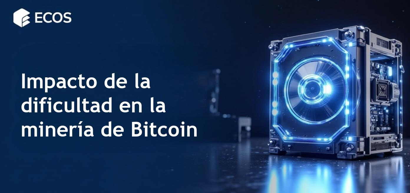 Gráficos que describen la evolución de la dificultad de minería de Bitcoin en los últimos años.