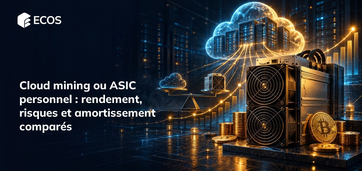 Cloud mining ou ASIC personnel   rendement, risques et amortissement comparés