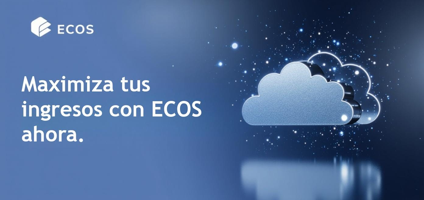 Programa de afiliados de ECOS que permite ganar dinero con minería en la nube.