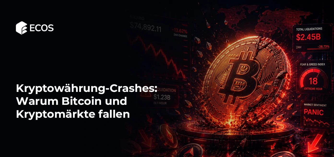 Kryptowährung-Crashes: Warum Bitcoin und Kryptomärkte fallen